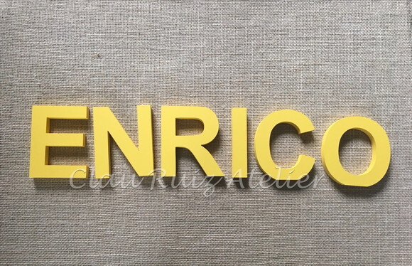 Letras Decorativas Nome De Parede