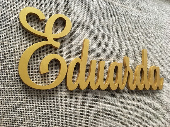 Letras Decorativas Nome De Parede