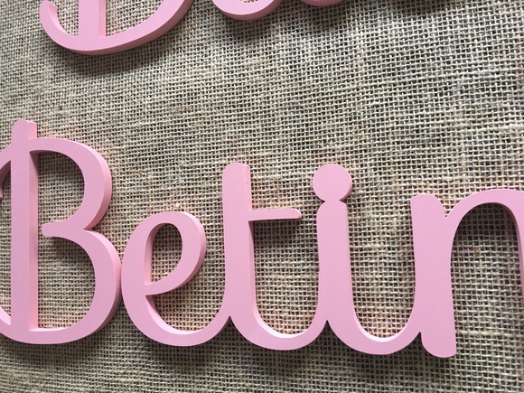 Letras Decorativas Nome De Parede