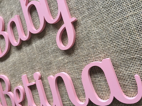 Letras Decorativas Nome De Parede