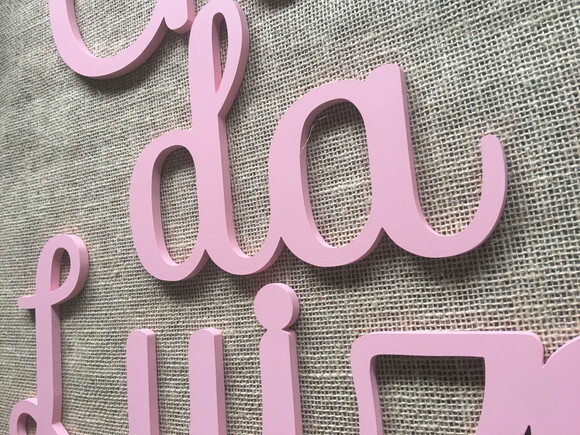 Letras Decorativas Nome De Parede