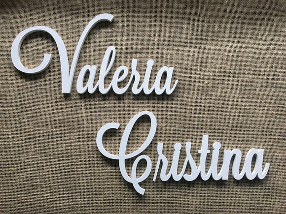 Letras Decorativas Nome De Parede