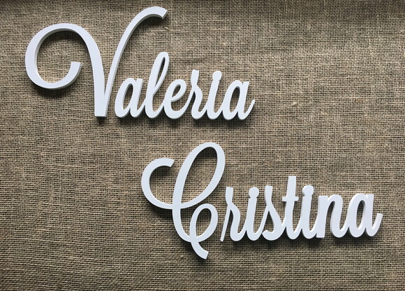 Letras Decorativas Nome De Parede