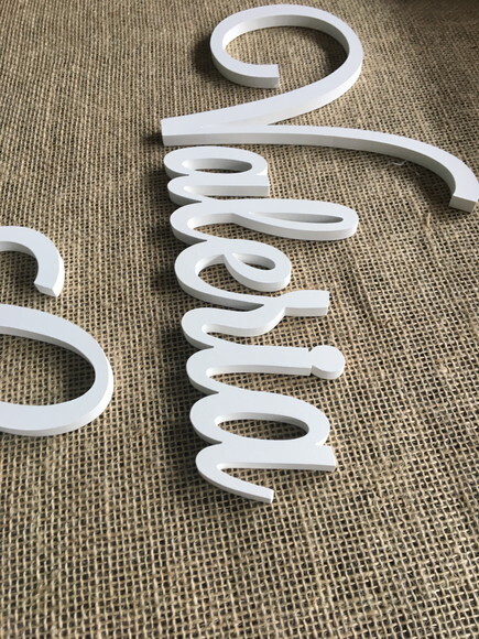 Letras Decorativas Nome De Parede