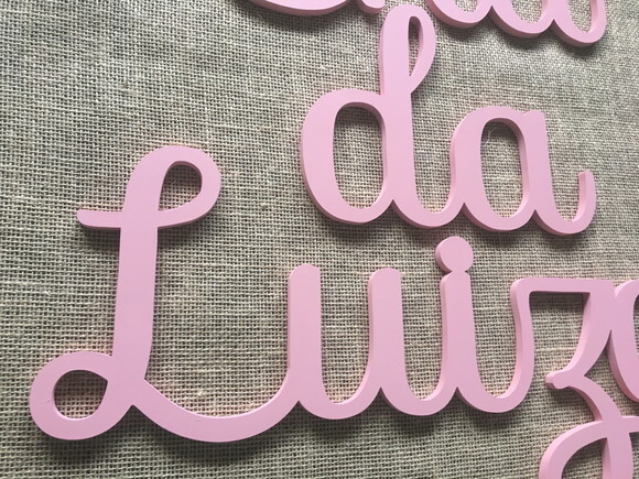 Letras Decorativas Nome De Parede