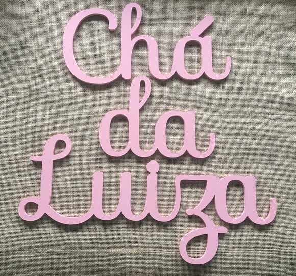 Letras Decorativas Nome De Parede