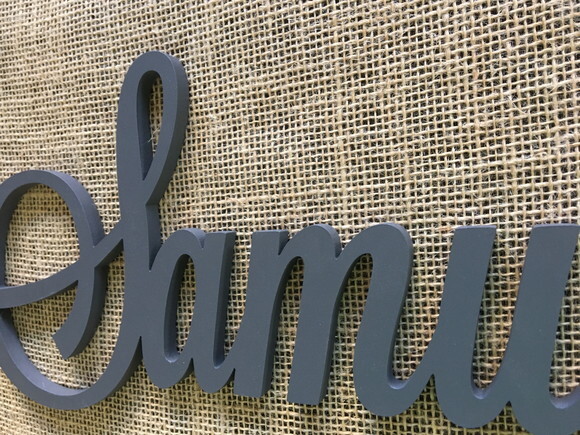 Letras Decorativas Nome De Parede
