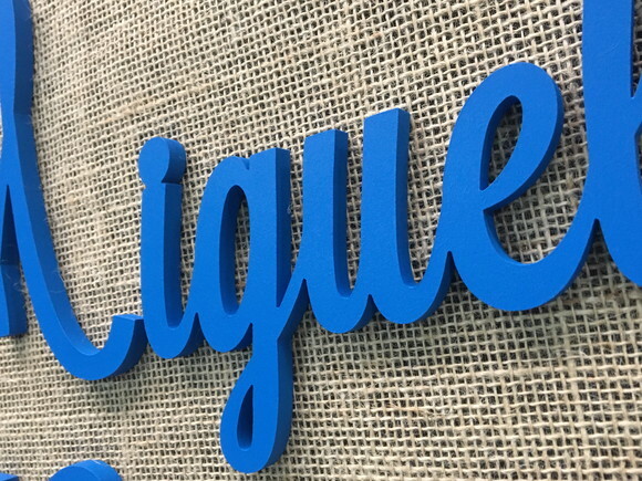 Letras Decorativas Nome De Parede