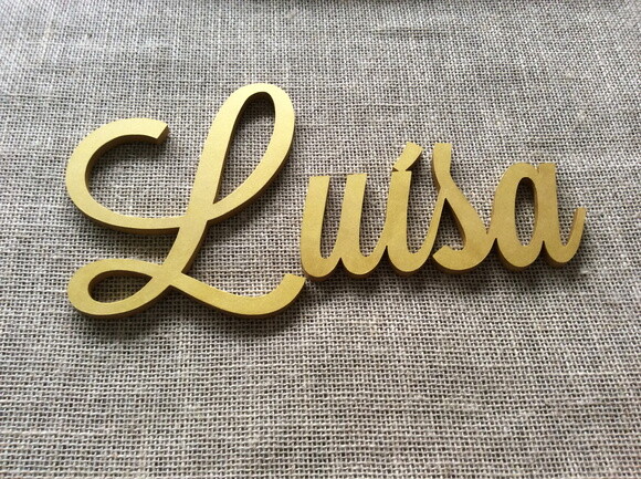 Letras Decorativas Nome De Parede