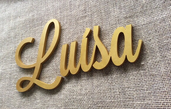 Letras Decorativas Nome De Parede