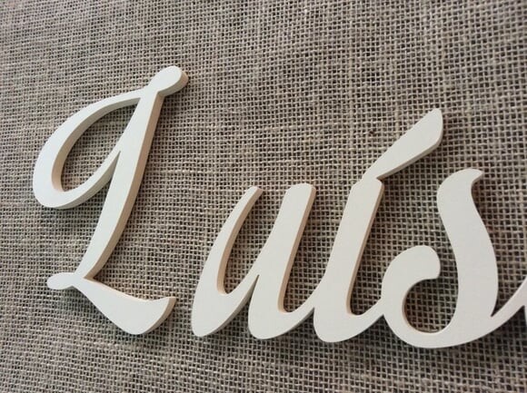 Letras Decorativas Nome De Parede