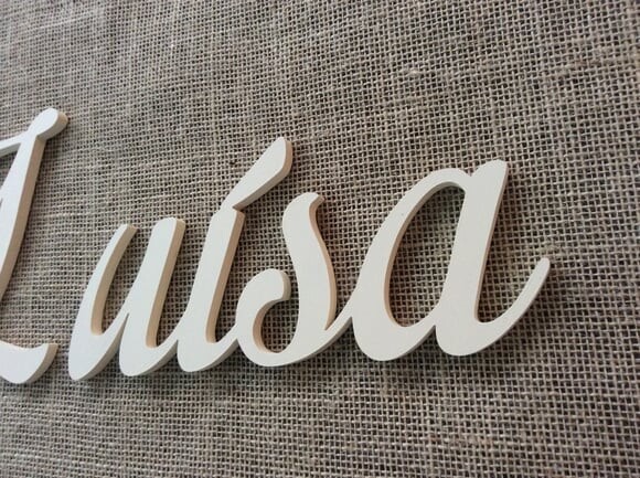 Letras Decorativas Nome De Parede