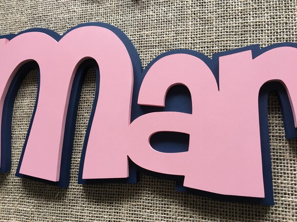Letras Decorativas Nome De Parede + Sleepy Eyes