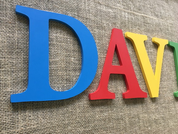 Letras Decorativas Nome de Parede Circo