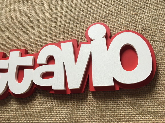 Letras Decorativas Nome De Parede Linha SB
