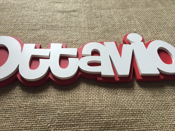 Letras Decorativas Nome De Parede Linha SB