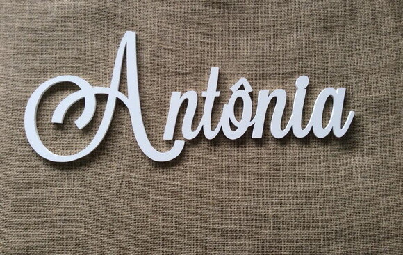 Letras Decorativas Nome De Paredel