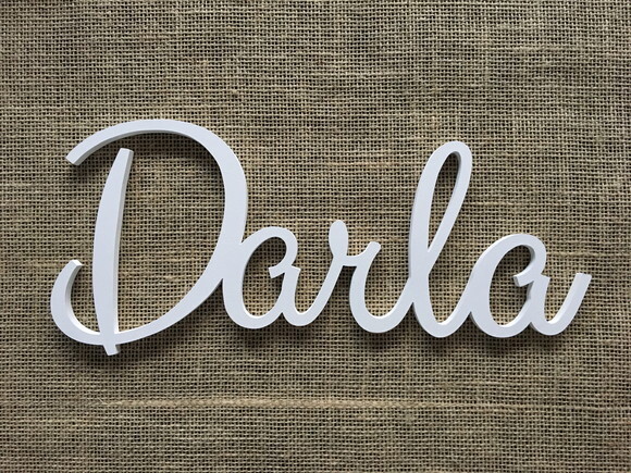 Letras Decorativas Nomes de Parede
