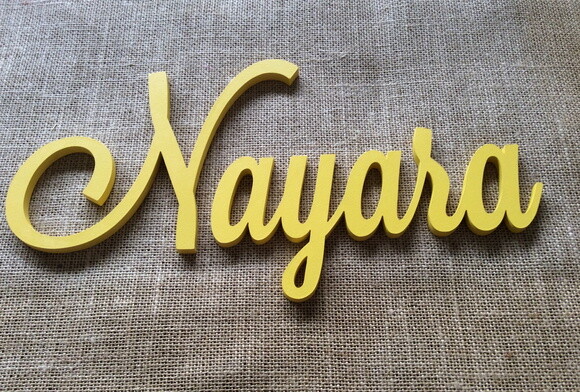 Letras Decorativas Nomes de Parede