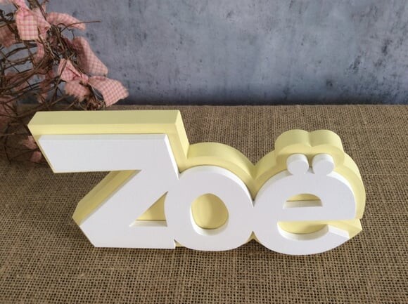 Letras Decorativas Nomes Sobreposição