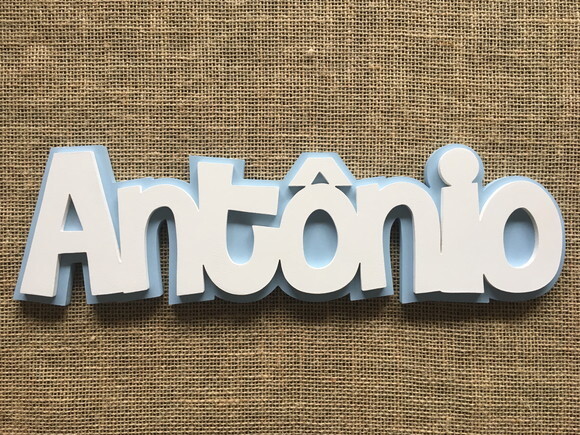 Letras Decorativas Sobreposição- Nome De Parede