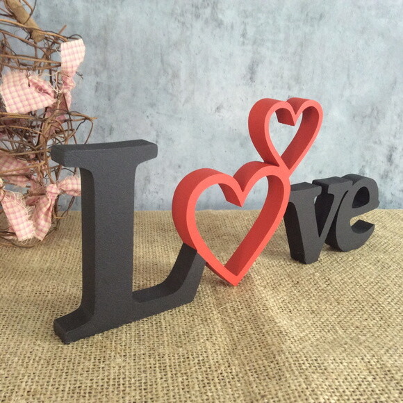 LOVE -letras decorativas de MDF