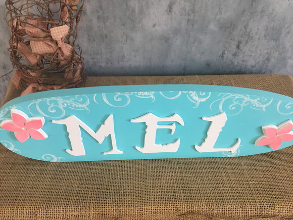 MOANA - Letras Decorativas de MDF FESTA HAVAIANA