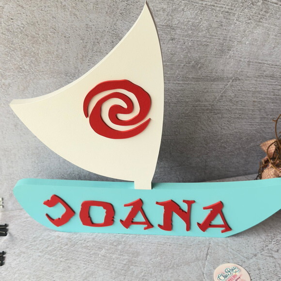 Moana Barco Personalizado