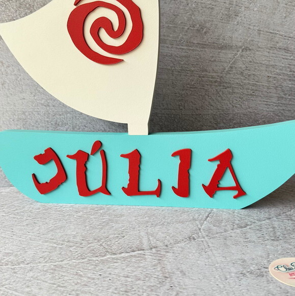Moana Barco Personalizado