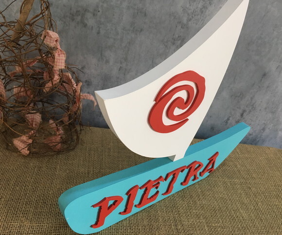 Moana Barco Personalizado
