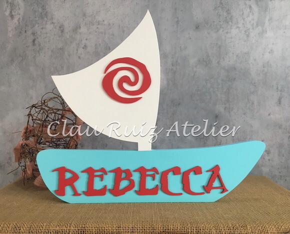 Moana Barco Personalizado