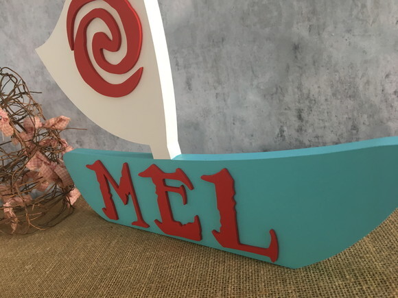 MOANA BARCO PERSONALIZADO