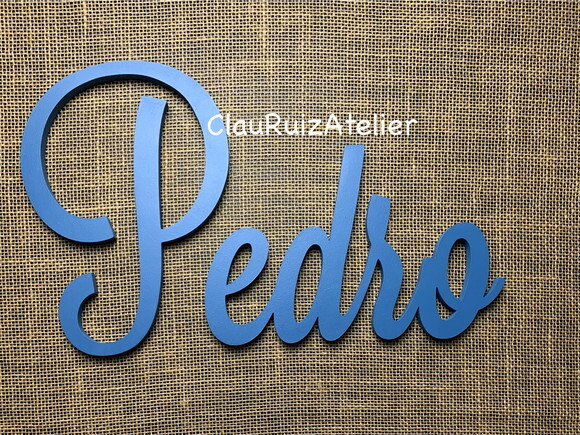 Nome de Parede em mdf