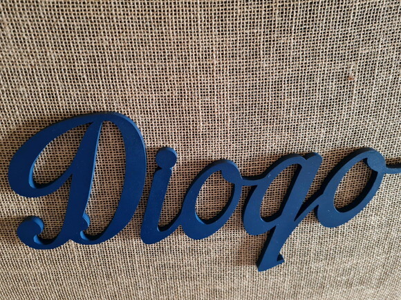 Nome De Parede em MDF