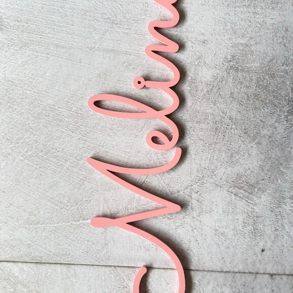 Nome de Parede em mdf - Decoração Bebê e Infantil