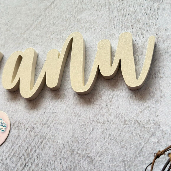 Nome de Parede em mdf - Decoração Bebê e Infantil