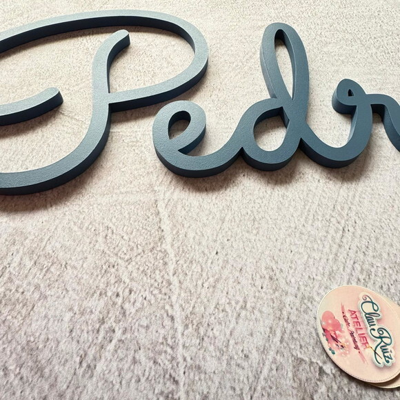 Nome de Parede em mdf - Decoração Bebê e Infantil