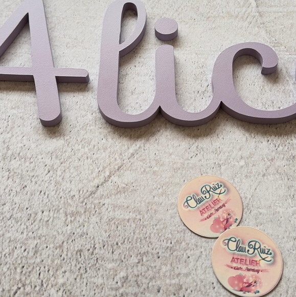 Nome de Parede em mdf - Decoração Bebê e Infantil