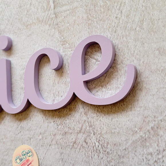 Nome de Parede em mdf - Decoração Bebê e Infantil