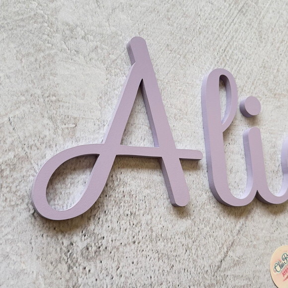 Nome de Parede em mdf - Decoração Bebê e Infantil