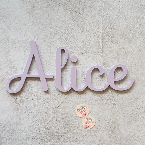 Nome de Parede em mdf - Decoração Bebê e Infantil