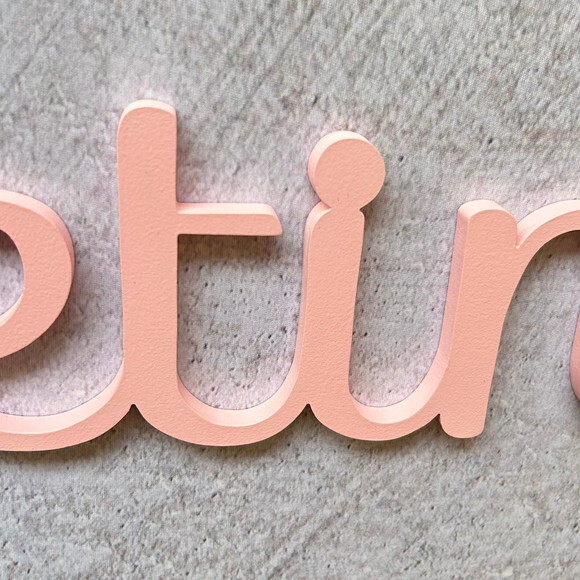 Nome de Parede em mdf - Decoração Bebê e Infantil