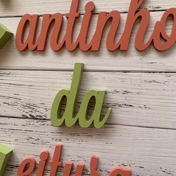 Nome de Parede em mdf - Decoração Bebê e Infantil