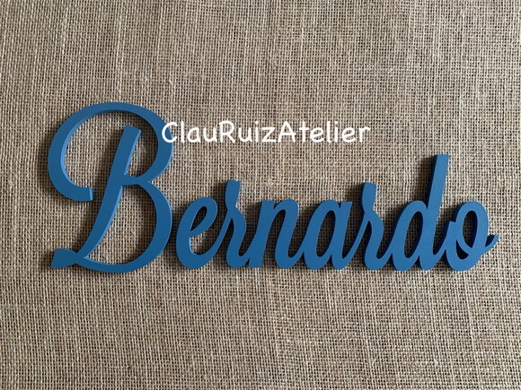 Nome de Parede em mdf Decoração Bebê