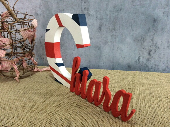 Nome Decorativo de Mesa - Reino Unido