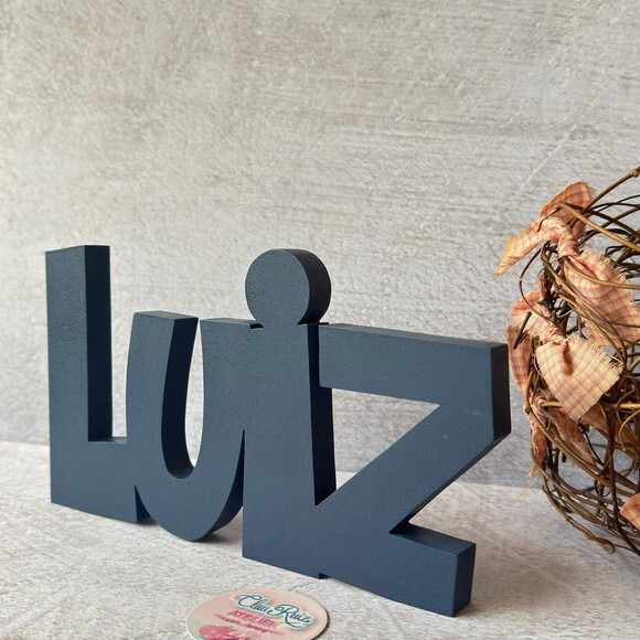 Nome em mdf - Linha Ch - Decoração Bebê e Infantil