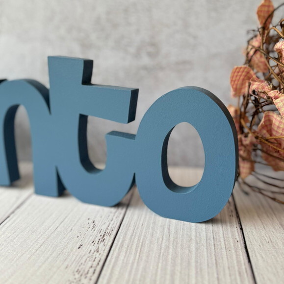 Nome em mdf - Linha Ch - Decoração Bebê e Infantil
