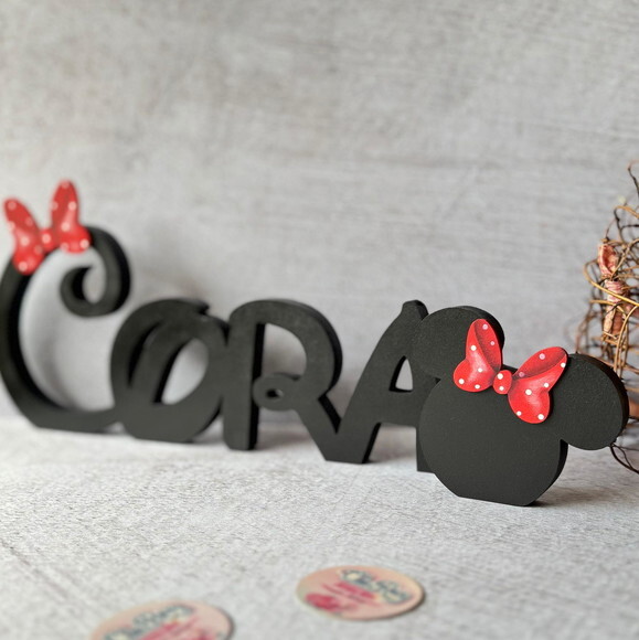 Nome em mdf - Linha Disney - Decoração Bebê e Infantil