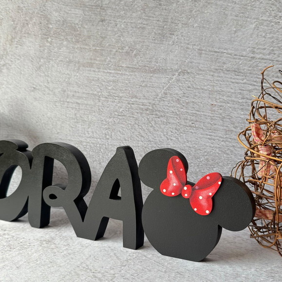 Nome em mdf - Linha Disney - Decoração Bebê e Infantil