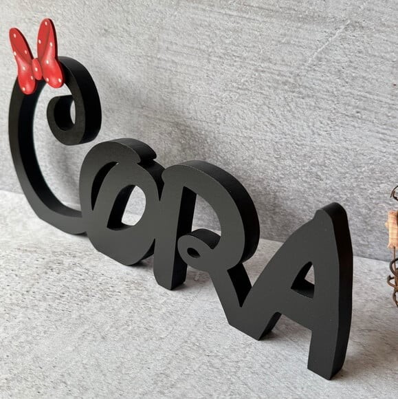Nome em mdf - Linha Disney - Decoração Bebê e Infantil